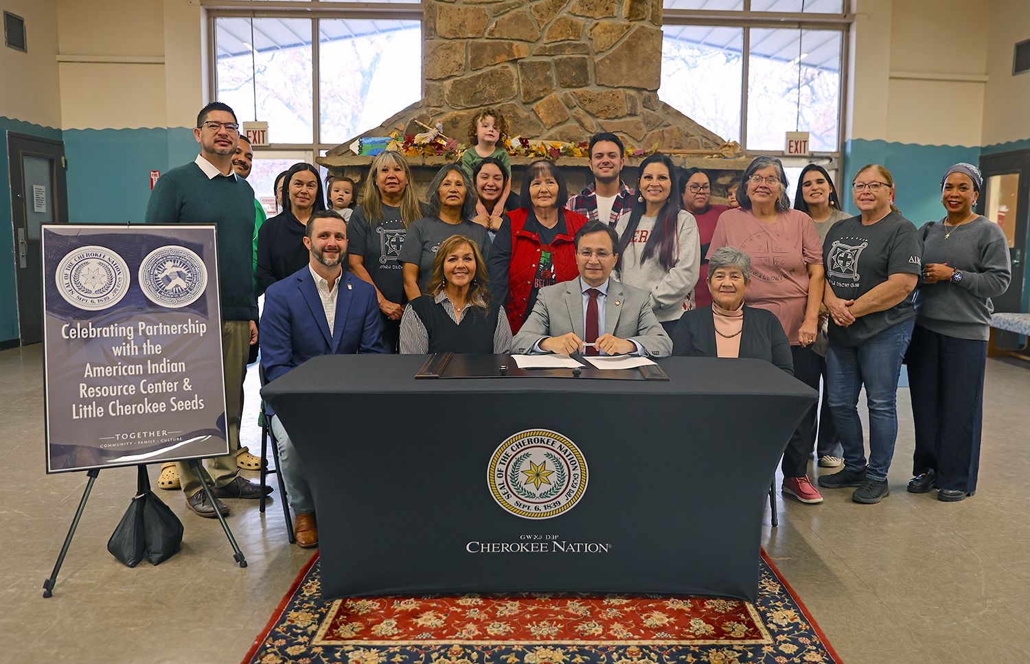 Cherokee Nation, Little Cherokee Seeds program sign $800,000 operational agreement