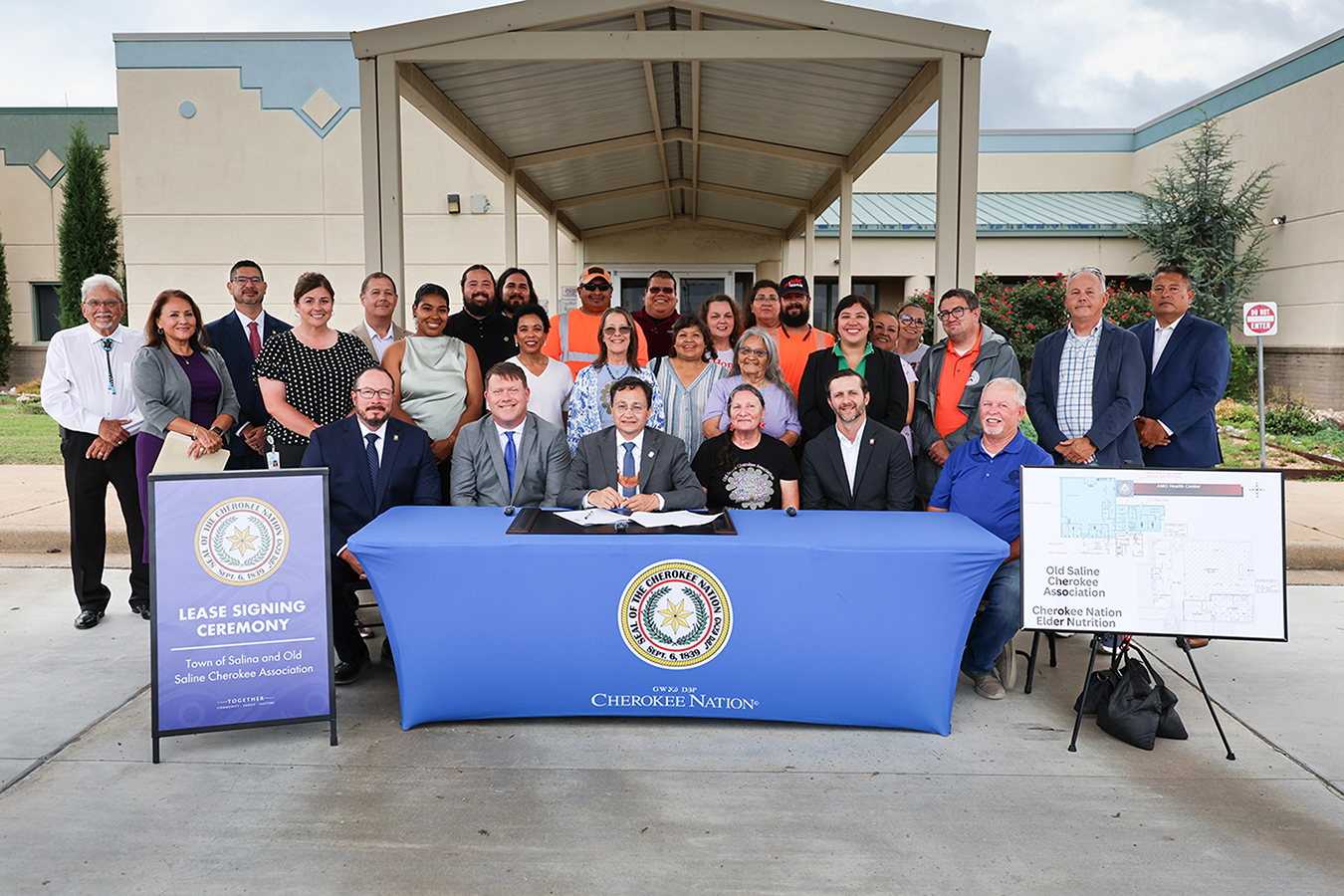 Cherokee Nation signs lease agreement with Old Saline Cherokee Association