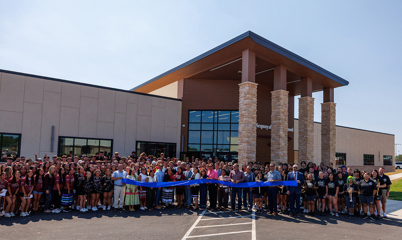 Cherokee Nation Celebrates Opening of new Sequoyah High School Academic Building, Multi-Purpose Facility